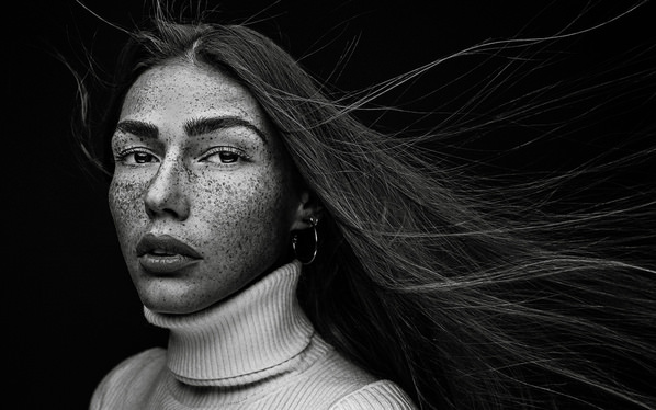 Photograph Martin Krystynek Freckles on One Eyeland
