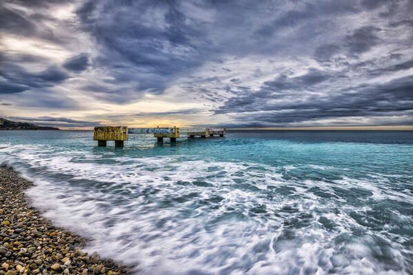 Photograph Vasil Nanev Le Ponton Du Lido In Nice France on One Eyeland