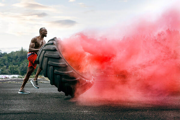 Photograph Lustre Photoproduction Crossfit on One Eyeland