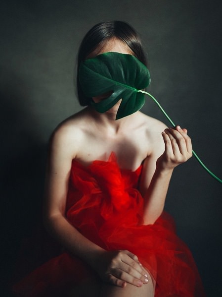 Photograph Надежда Раскина Portrait Of Daughter on One Eyeland