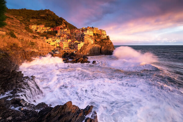 Photograph Giovanni Laudicina Dream Sunset On Manarola on One Eyeland
