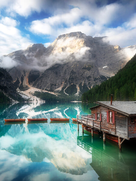 Photograph Joffrey Briaud Lago Di Braies on One Eyeland