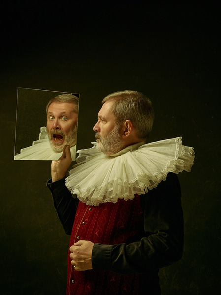 Photograph Lustre Photoproduction Portrait on One Eyeland