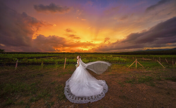 Photograph Pore Ooi Brides Alone on One Eyeland
