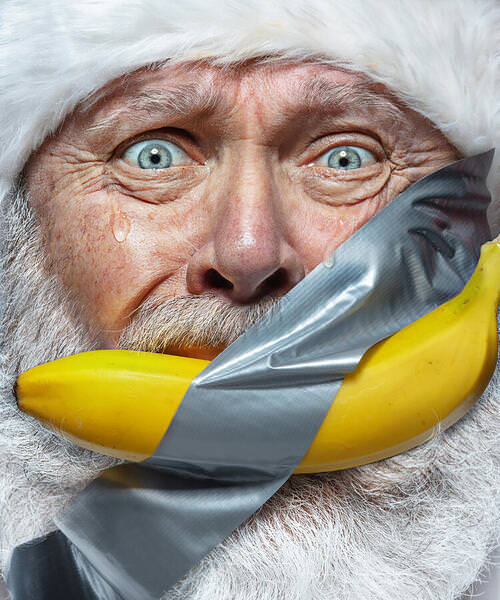Photograph Lustre Photoproduction Santa on One Eyeland