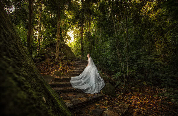 Photograph Pore Ooi Brides Alone on One Eyeland