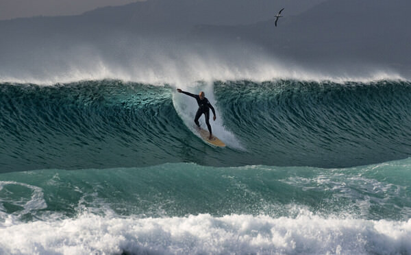 Photograph Ben Welsh Surfing on One Eyeland