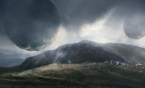 Photograph Lustre Photoproduction Planet Landscape on One Eyeland