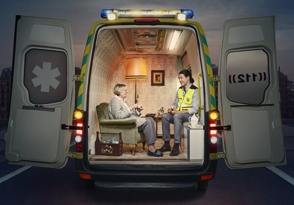 Photograph Xabier Aldazabal We Are More Than Ambulances on One Eyeland