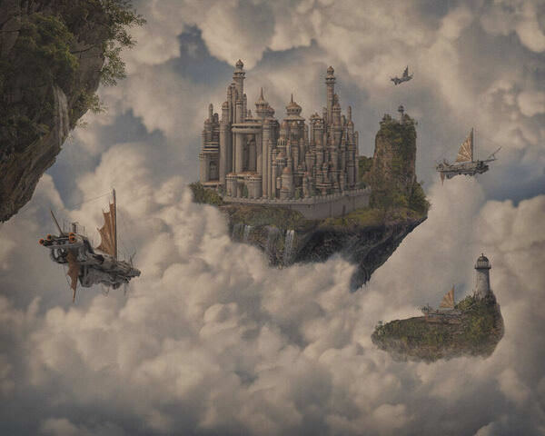 Photograph Peter Rooney Skyport on One Eyeland