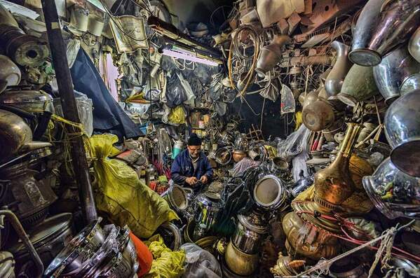 Photograph Ali Sabih Kadhim Scrap Walls on One Eyeland