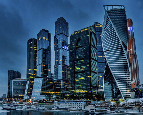 Photograph Vasil Nanev Moscow City Skyscrapers on One Eyeland