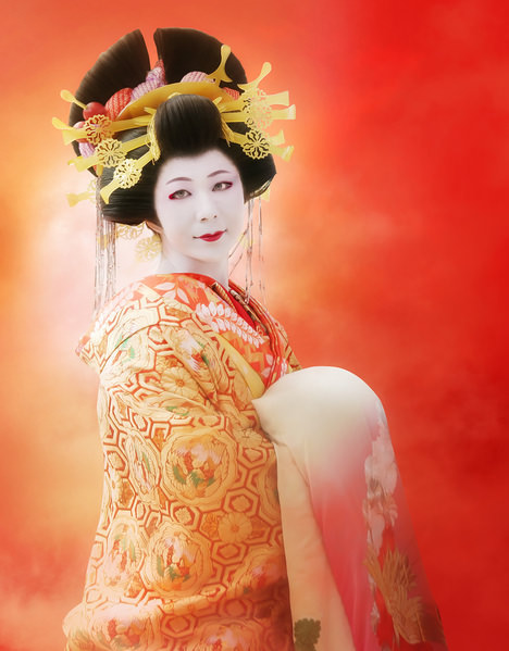 Photograph Kazutoshi Kawakami Courtesan on One Eyeland