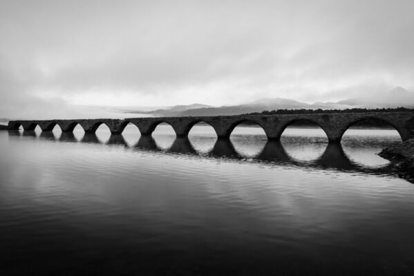 Photograph Kazuyuki Toriumi Taushubetsu Bridge on One Eyeland