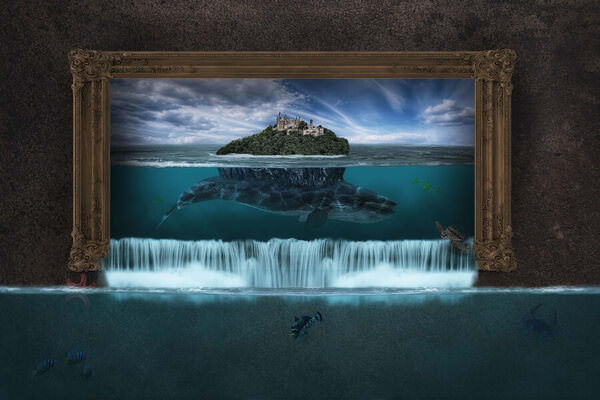 Photograph Peter Rooney Whale Island on One Eyeland