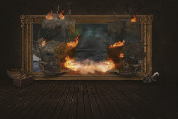 Photograph Peter Rooney Battle Of Frame on One Eyeland