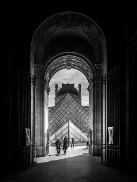 Photograph Marc Barthelemy At The Louvre on One Eyeland
