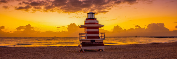 Photograph Artem Shestakov Miami Beach Sunrise on One Eyeland