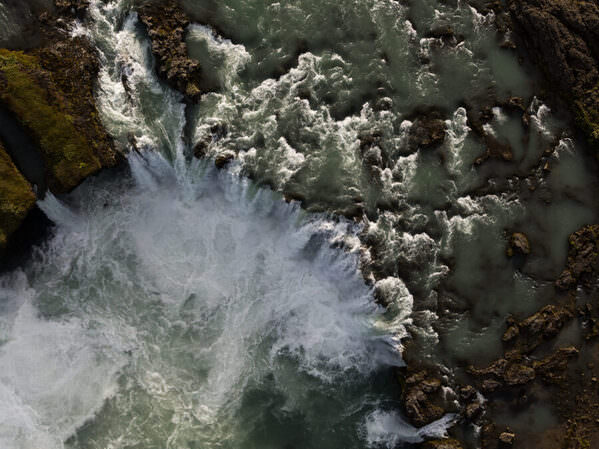Photograph Bragi Thor Josefsson Godafoss Waterfall on One Eyeland