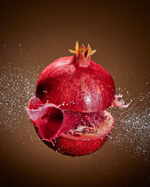 Photograph Matt Stark Juicy Fruit Pomegranate on One Eyeland