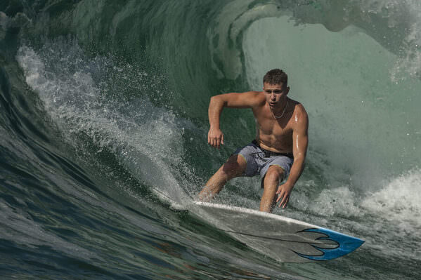 Photograph Steve Turner Rippin It on One Eyeland