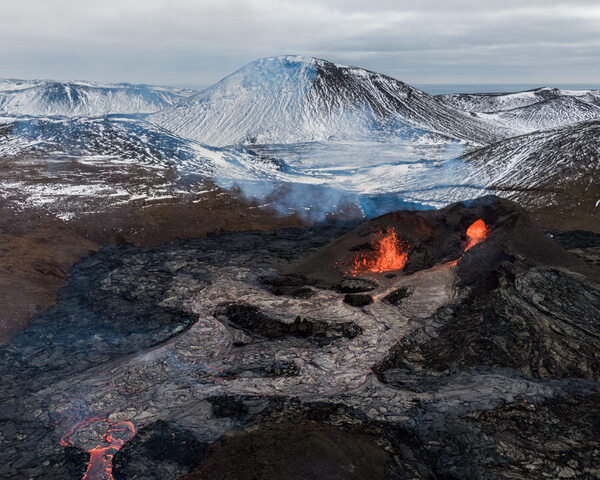 Photograph Bragi Thor Josefsson The Volcano on One Eyeland