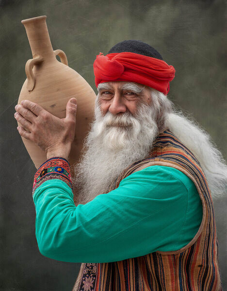 Photograph Mehdi Zavvari Bagheban Old Potter on One Eyeland