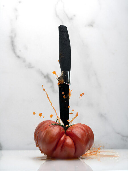 Photograph Orly Catz Tomato Splash on One Eyeland