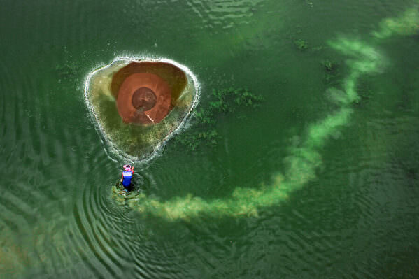 Photograph Sujon Adikary Traditional Method Of Fishing on One Eyeland