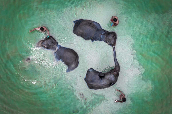 Photograph Sujon Adikary Bath Time on One Eyeland
