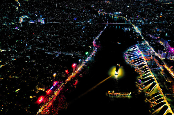 Photograph Sujon Adikary Night Life Of Sadarghar Launch Terminal on One Eyeland