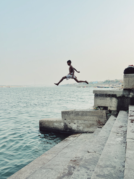 Photograph Himanshu Roy Jumper Boy on One Eyeland