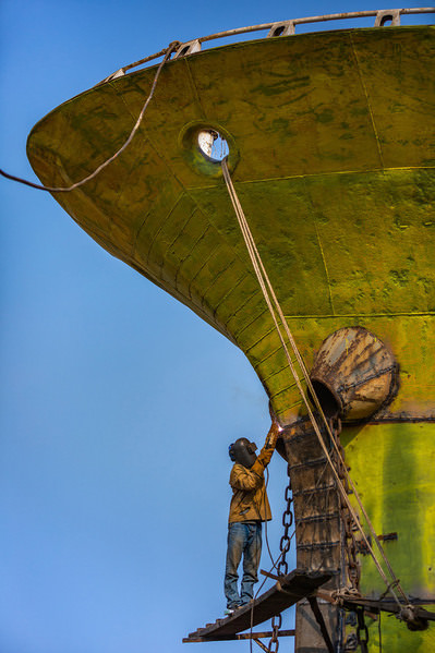 Photograph Saiful Islam Ship Repairing on One Eyeland