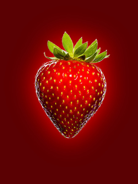 Photograph Dana Hursey Strawberry on One Eyeland