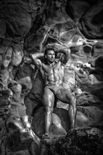 Photograph Vincenzo Di Liberto Campione Regionale Body Building on One Eyeland