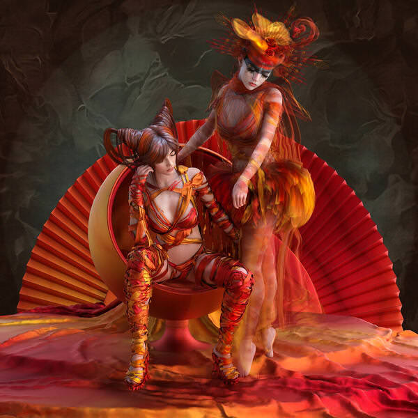 Photograph Patrizia Burra Angels And Demons on One Eyeland