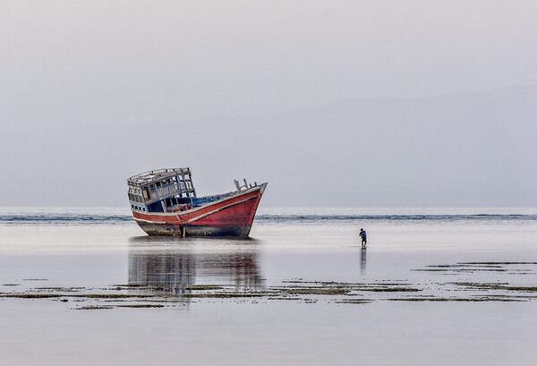 Photograph Zahra Nouri Alone Man on One Eyeland