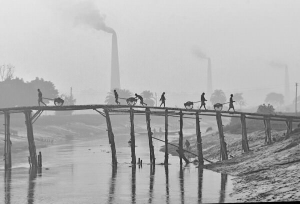 Photograph Chinmoy Biswas Workers Dawn on One Eyeland