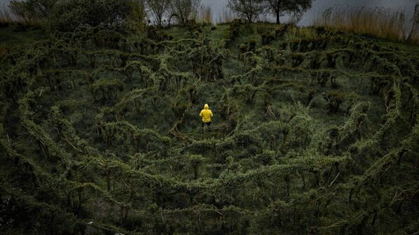 Photograph Pawel Sierpinski Labyrinth on One Eyeland