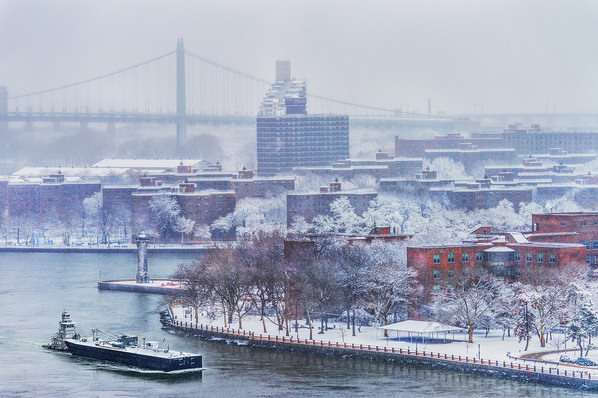Photograph Mitchell Funk East River Nyc on One Eyeland
