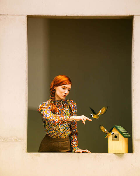 Photograph Mandy Hady Schulte Bird Woman on One Eyeland