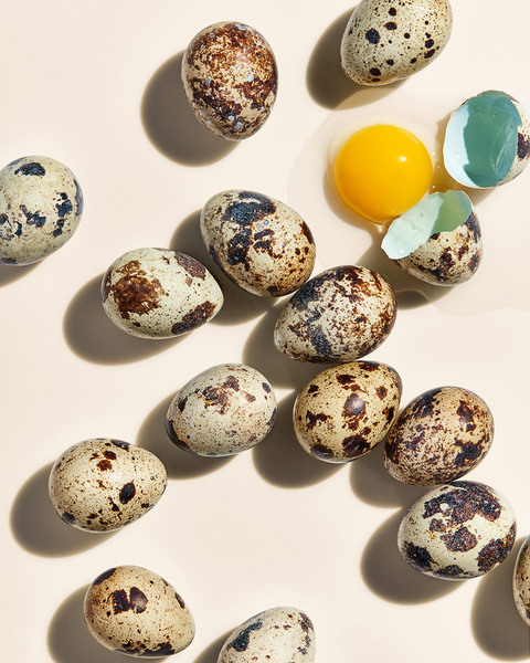 Photograph Powell Jordano Quail Eggs on One Eyeland