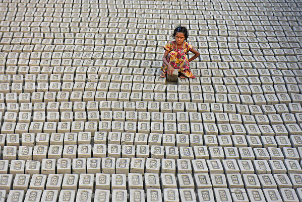 Photograph Chinmoy Biswas Brick Girl on One Eyeland