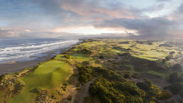 Photograph Bill Hornstein Pacific Dunes Golf Course on One Eyeland