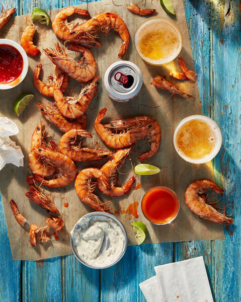 Photograph Powell Jordano Grilled Shrimp on One Eyeland