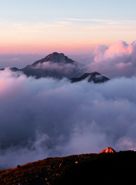 Photograph Yuta Kimura Mt Kaikoma And A Tent Of Abendrot on One Eyeland
