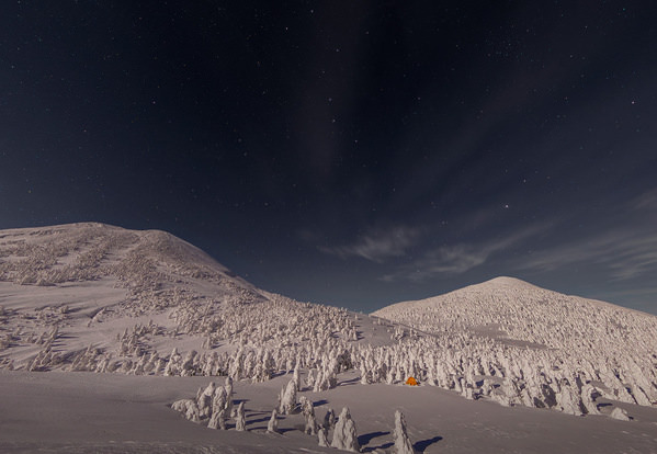 Photograph Yuta Kimura Night Camp In The Snow Monsters on One Eyeland