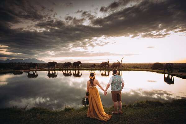 Photograph Louise Meyer Wedding With Elephants on One Eyeland