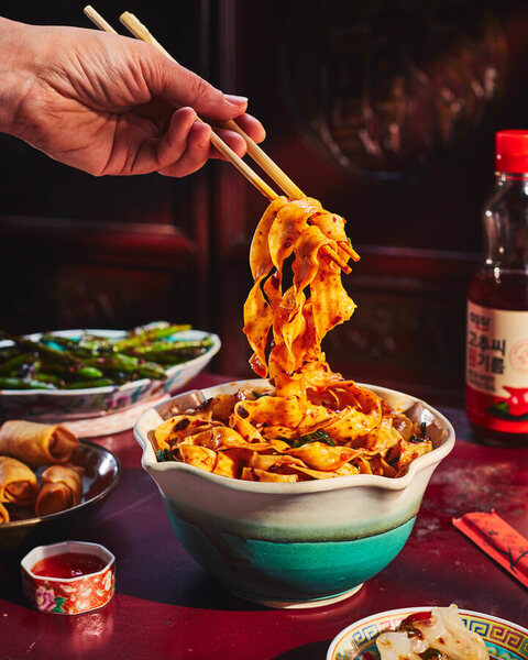 Photograph Powell Jordano Chili Crisp Noodles on One Eyeland