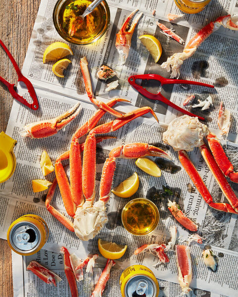 Photograph Powell Jordano Snow Crab Boil on One Eyeland